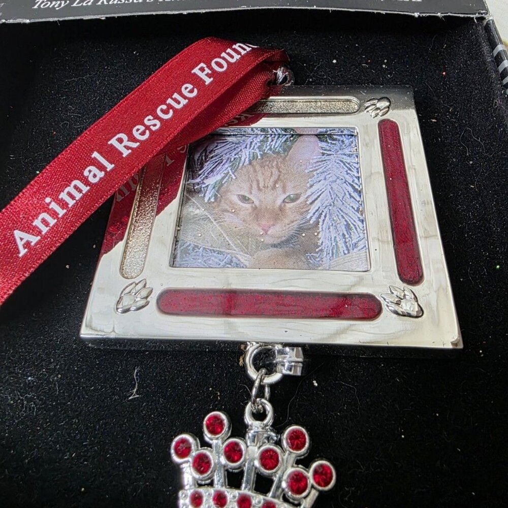 Harvey Lewis Design Collectible Ornament Animal Rescue Swarovski Trim